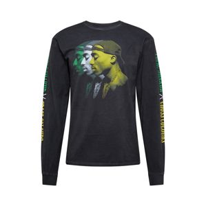 CROSS COLOURS Tričko 'Tupac Transparant'  čierna / zmiešané farby