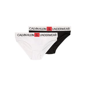 Calvin Klein Underwear Slip  čierna / biela