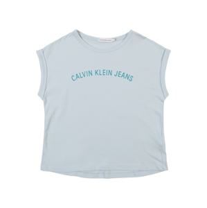 Calvin Klein Jeans Top  svetlomodrá / petrolejová