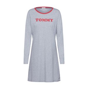 Tommy Hilfiger Underwear Nočná košieľka  sivá melírovaná / pastelovo červená