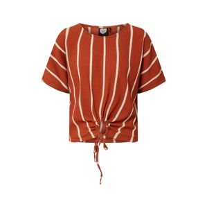 CATWALK JUNKIE Tričko 'TP Palermo'  oranžovo červená / biela