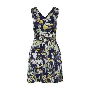 Mela London Letné šaty 'GARDEN PRINT'  námornícka modrá / žlté / biela