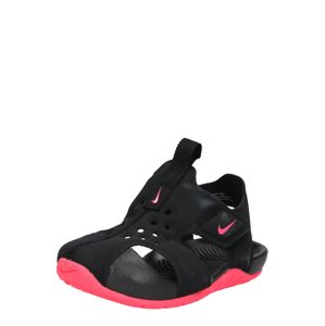 Nike Sportswear Sandále 'Sunray Protect 2 TD'  čierna / ružová
