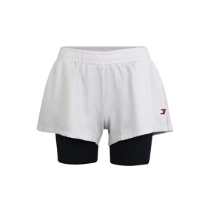 Tommy Sport Športové nohavice  tmavomodrá / biela