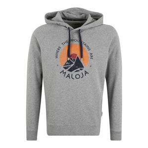 Maloja Sportsweatshirt 'FavugnM.'  sivá