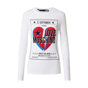 Love Moschino Tričko  zmiešané farby / biela