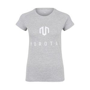 MOROTAI Funkčné tričko 'NAKA'  svetlosivá / biela
