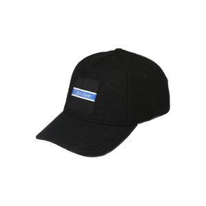 Calvin Klein Čiapka 'BOILED WOOL CAP'  čierna