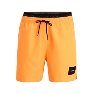Calvin Klein Swimwear Plavecké šortky  oranžová / čierna
