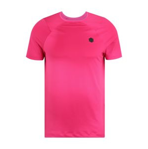 UNDER ARMOUR Funkčné tričko 'HG Rush Fitted'  čierna / ružová