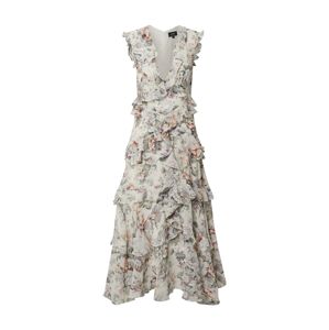 Bardot Večerné šaty 'NELLY FLORAL DRESS'  béžová / kaki / marhuľová