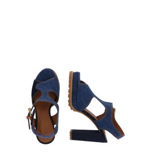 See by Chloé Remienkové sandále  béžová / námornícka modrá