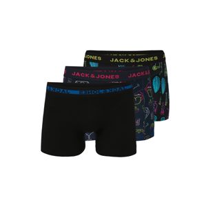 JACK & JONES Boxershorts  modré / zmiešané farby / čierna