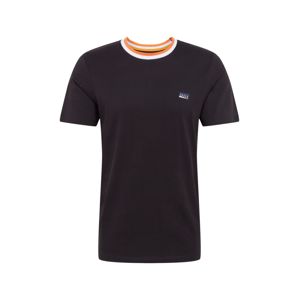 JACK & JONES T-Shirt  oranžová / čierna / biela
