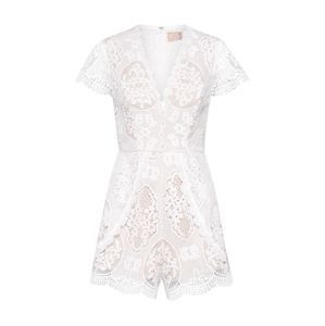 Love Triangle Overal 'In the Picture Playsuit'  biela