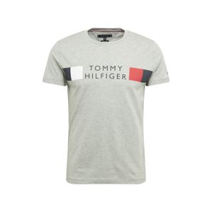 TOMMY HILFIGER Tričko  sivá / modrá / červená / biela