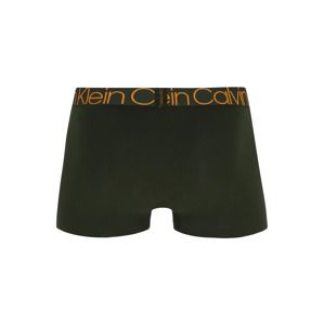 Calvin Klein Underwear Boxerky  tmavozelená / oranžová