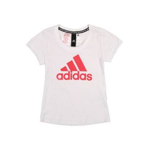 ADIDAS PERFORMANCE Funkčné tričko 'YG MH BOS TEE'  ružová / biela