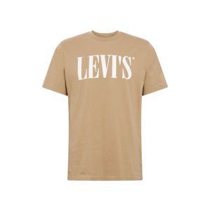 LEVI'S T-Shirt  béžová / biela