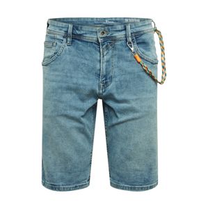 TOM TAILOR DENIM Jeans-Shorts mit Kordelanhänger  svetlomodrá