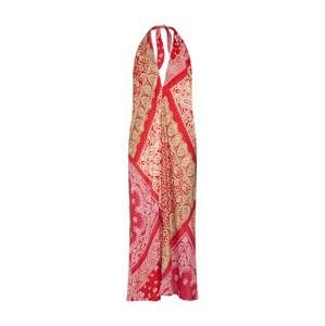 POLO RALPH LAUREN Letné šaty 'MARISA'  svetložltá / svetlozelená / červené
