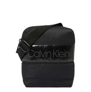 Calvin Klein Taška cez rameno 'PUFFER MINI REPORTER'  čierna