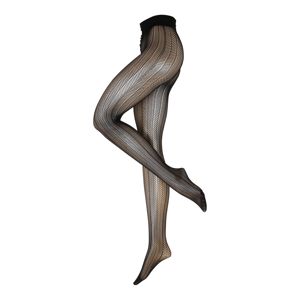 Swedish Stockings Pančuchy 'Astrid Fishnet tights'  čierna