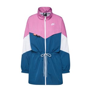 Nike Sportswear Prechodná bunda  biela / modré / fialová