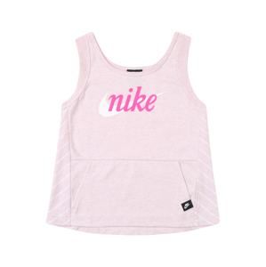 Nike Sportswear Top  ružová / biela