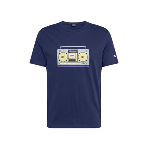 Champion Authentic Athletic Apparel Tričko  námornícka modrá / žltá