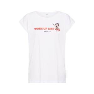 Merchcode Tričko 'Betty Boop Woke Up Tee'  zmiešané farby / biela