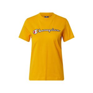 Champion Authentic Athletic Apparel Tričko  zlatá žltá / tmavomodrá / biela / lososová