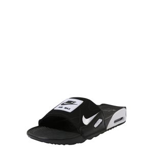 Nike Sportswear Šľapky 'NIKE AIR MAX 90 SLIDE'  sivá / biela / čierna