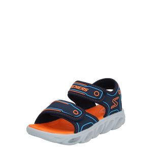 SKECHERS Otvorená obuv 'Hypno-Splash'  oranžová / námornícka modrá