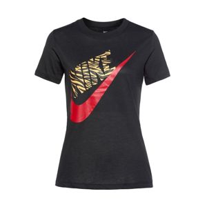 Nike Sportswear Tričko 'Futura 1'  červená / čierna / horčicová