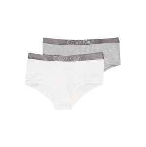 Calvin Klein Underwear Nohavičky '2 PACK SHORTY'  sivá melírovaná / biela
