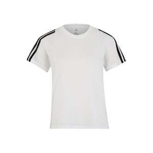 ADIDAS PERFORMANCE Funkčné tričko ''3S MESH SLV T'  čierna / biela