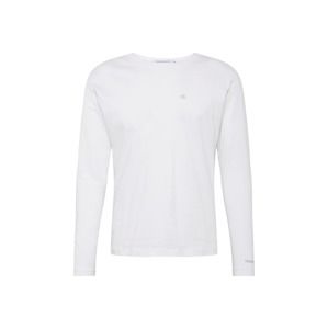 Calvin Klein Jeans Tričko 'CKJ EMBROIDERY LS REG TEE'  biela