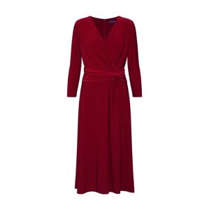 Lauren Ralph Lauren Kokteilové šaty 'ZANAHARY'  vínovo červená
