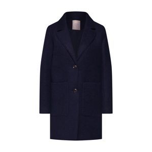 EDC BY ESPRIT Prechodný kabát 'Knitted Wool'  námornícka modrá