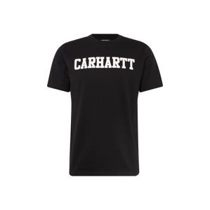Carhartt WIP Tričko 'College'  čierna / biela