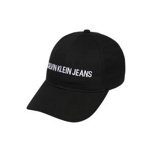 Calvin Klein Čiapka 'J SEASONAL INSTITUTIONAL CAP'  čierna