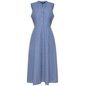 SELECTED FEMME Košeľové šaty 'Althea'  modré / biela