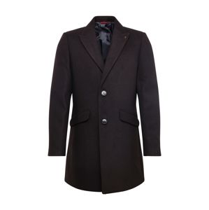 BURTON MENSWEAR LONDON Prechodný kabát 'faux crombie all'  čierna
