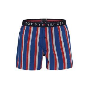 Tommy Hilfiger Underwear Boxerky 'WOVEN BOXER WIDE STRIPE'  modré / červené