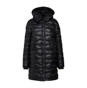 Blauer.USA Zimný kabát 'IMPERMEABILE / TRENCH LUNGHI IMBOTTITO PIUMA'  čierna