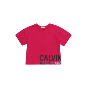 Calvin Klein Jeans T-Shirt 'STAMP'  ružová