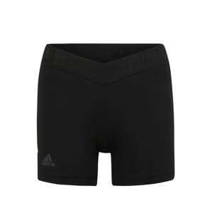 ADIDAS PERFORMANCE Športové nohavice  čierna / biela