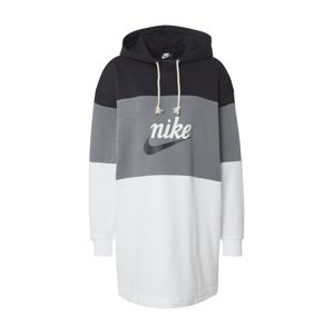 Nike Sportswear Šaty  tmavosivá / čierna / svetlosivá