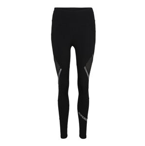 Superdry Športové nohavice 'ACTIVE MESH PANEL'  sivá / čierna